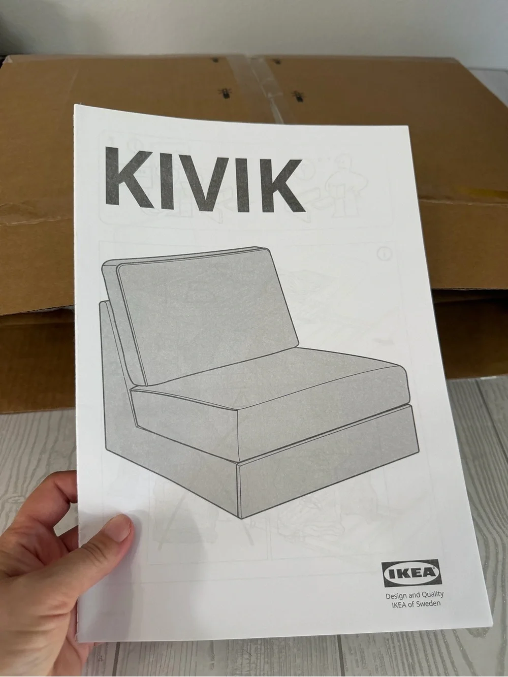 IKEA KIVIK Cover NEW 1-Seat Sleeper Sofa Gunnared Light Green 305.576.91